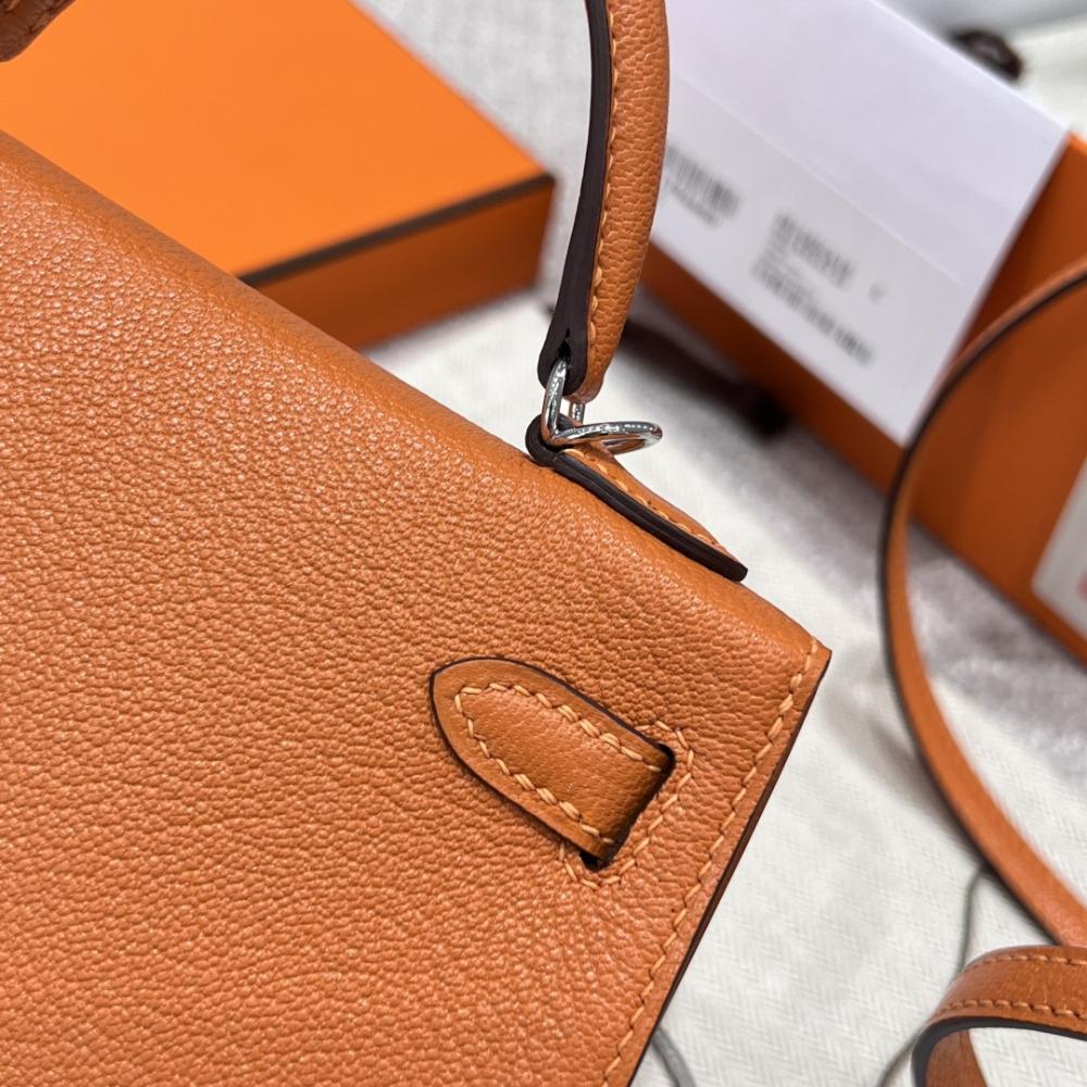 HERMES KELLY 20 MINI SELLIER ANEMONE EPSOM GOLD HARDWARE