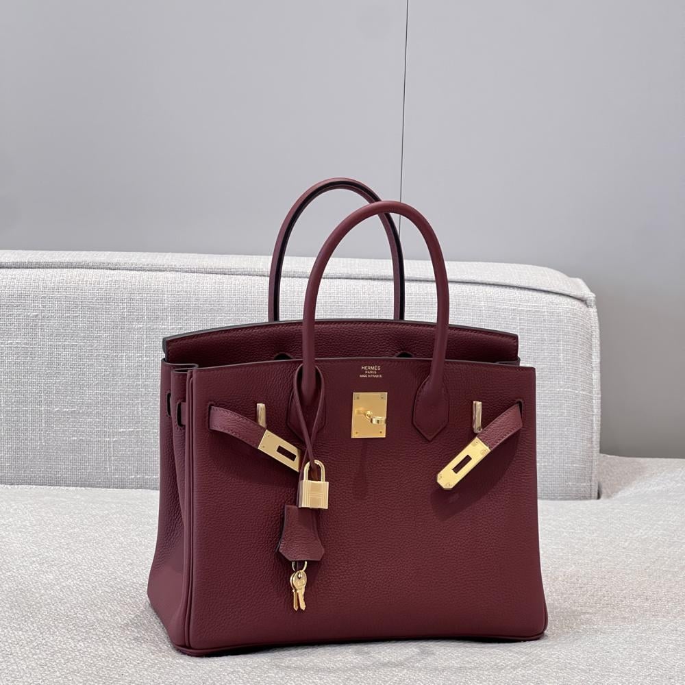 Hermès Birkin 30 Bordo Togo