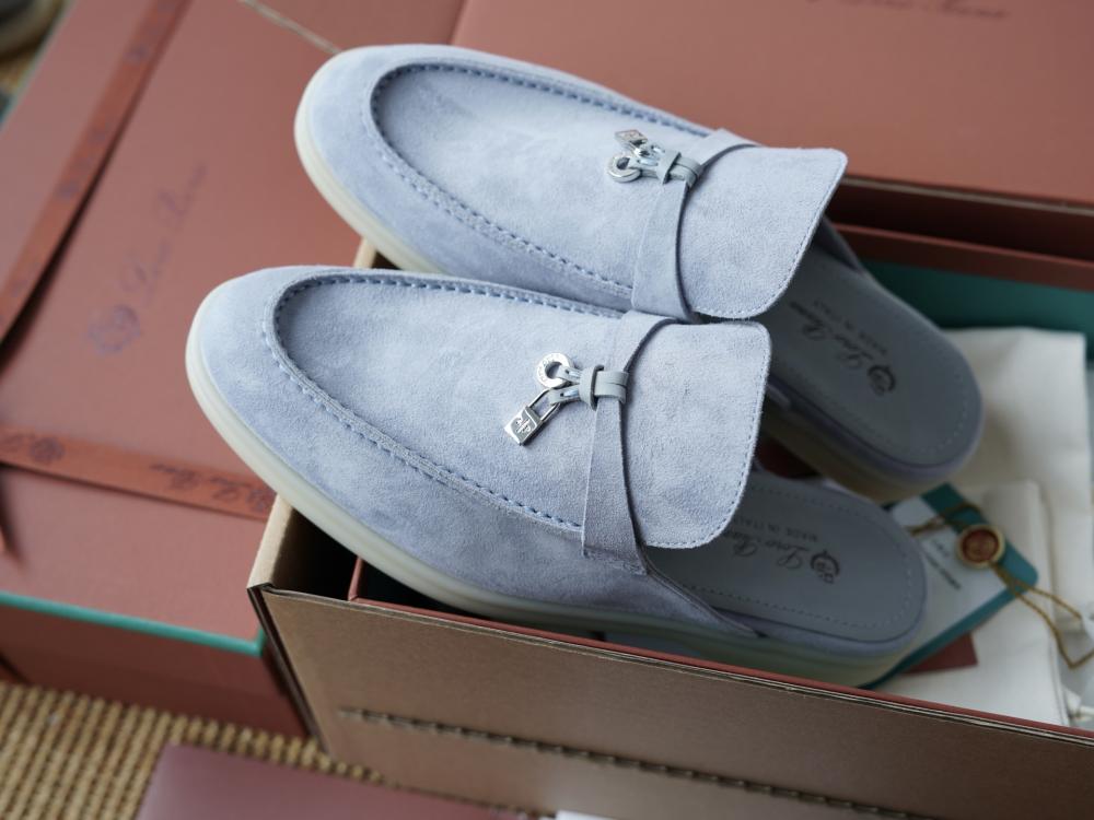 Loro Piana Charms Walk Babouche Loafer