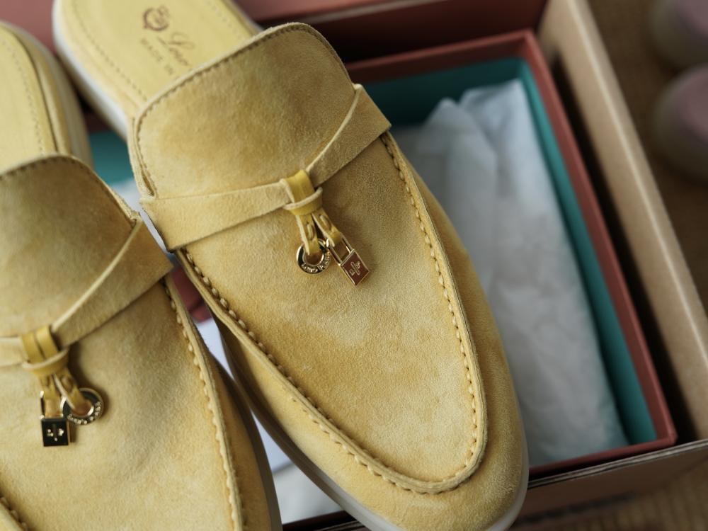 Loro Piana Charms Walk Babouche Loafer