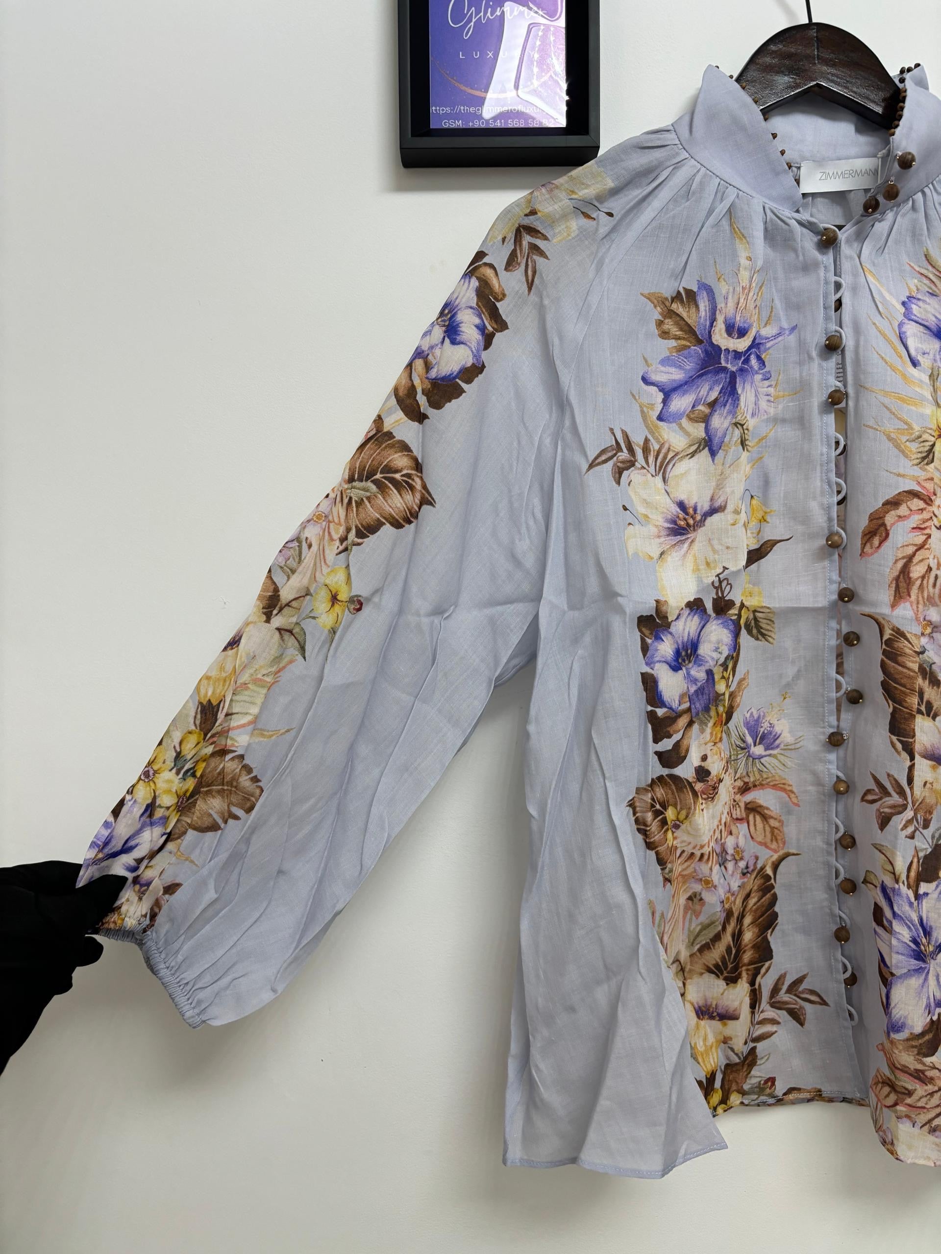 ZIMMERMAN Lantern Sleeve Shirt