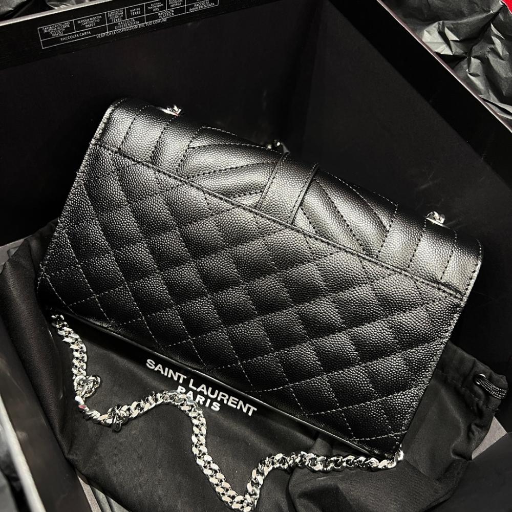 Saint Laurent Logolu Deri Small Omuz Çantası