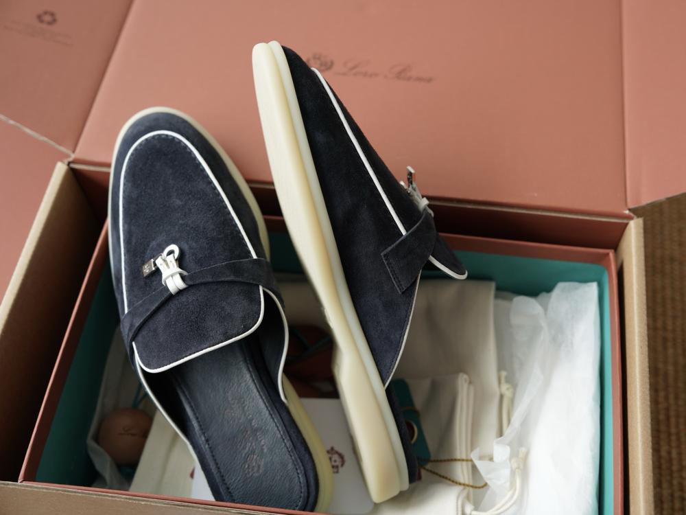 Loro Piana Charms Walk Babouche Loafer