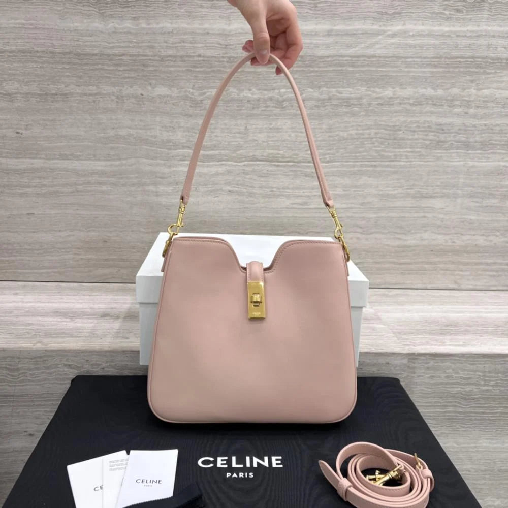 Küçük Camille 16 Yumuşak Çanta Pürüzsüz Dana Derisi - Glimmer of Luxury