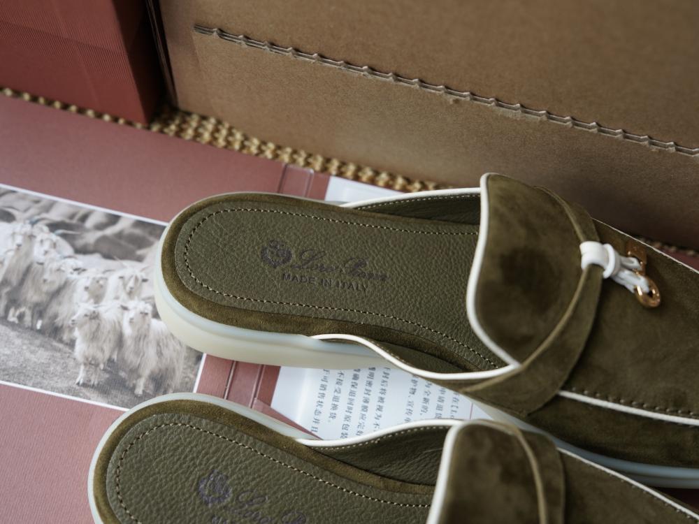 Loro Piana Charms Walk Babouche Loafer