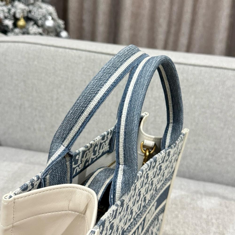 Christian Dior Mavi Book Tote Küçük