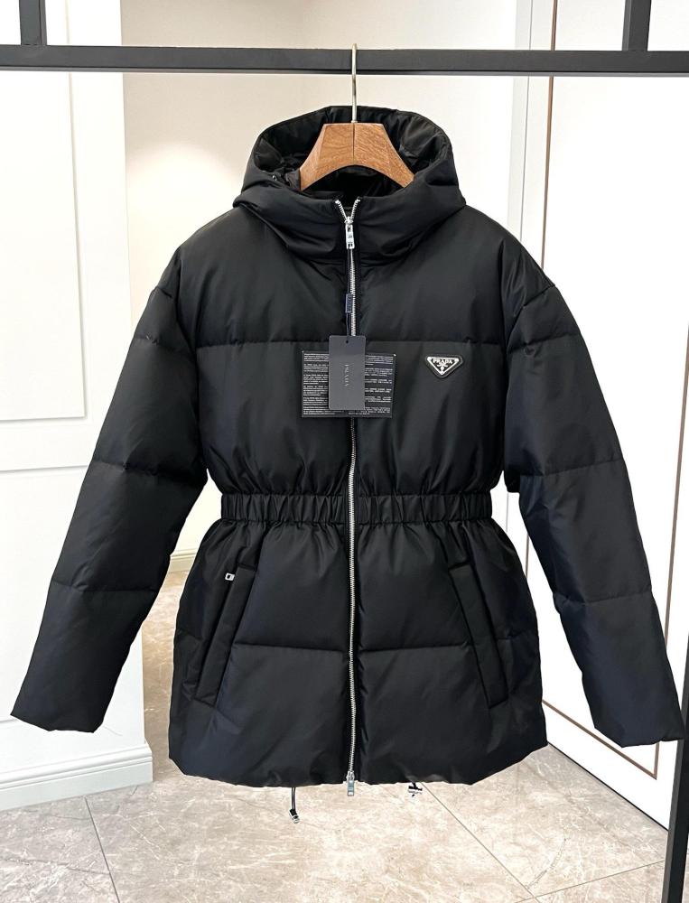 Prada Nylon Coat – Black