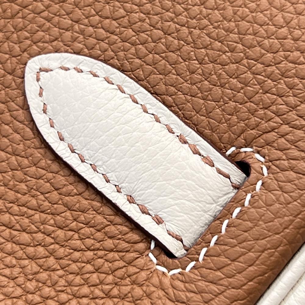 Hermès Birkin 30 Gold and Chalk Togo