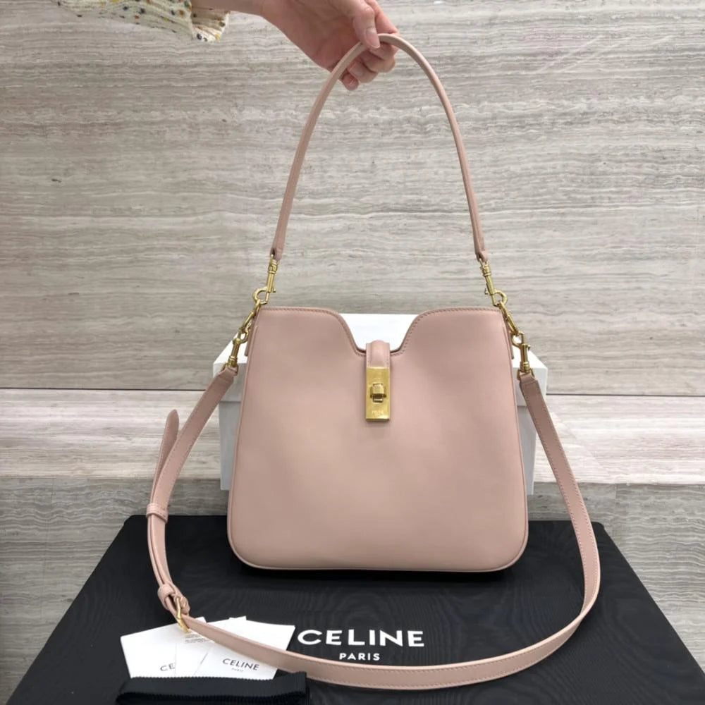 Küçük Camille 16 Yumuşak Çanta Pürüzsüz Dana Derisi - Glimmer of Luxury
