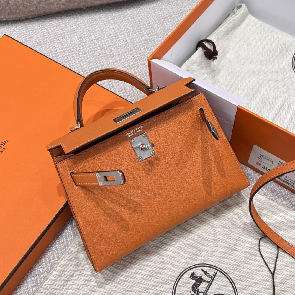 HERMES KELLY 20 MINI SELLIER ANEMONE EPSOM GOLD HARDWARE