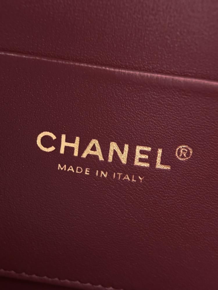 Chanel Saplı Kapaklı Timsah Derisi Desenli Çanta