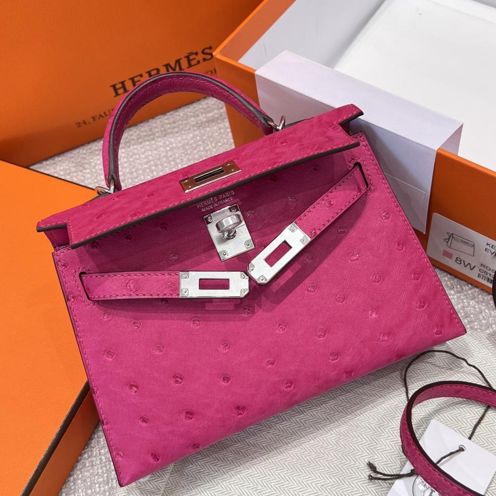 HERMES KELLY 20 MINI SELLIER ANEMONE EPSOM GOLD HARDWARE