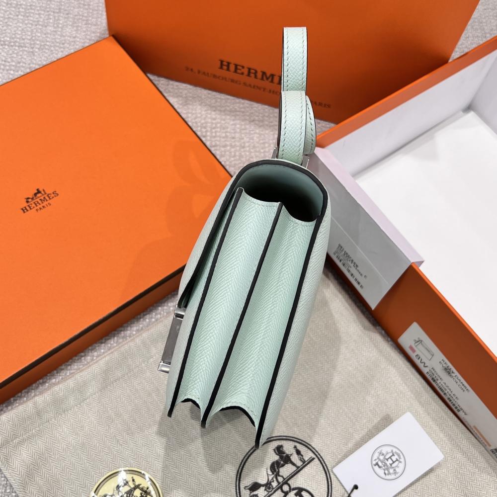Hermes Constance 18 Green Fizz Epsom Leather