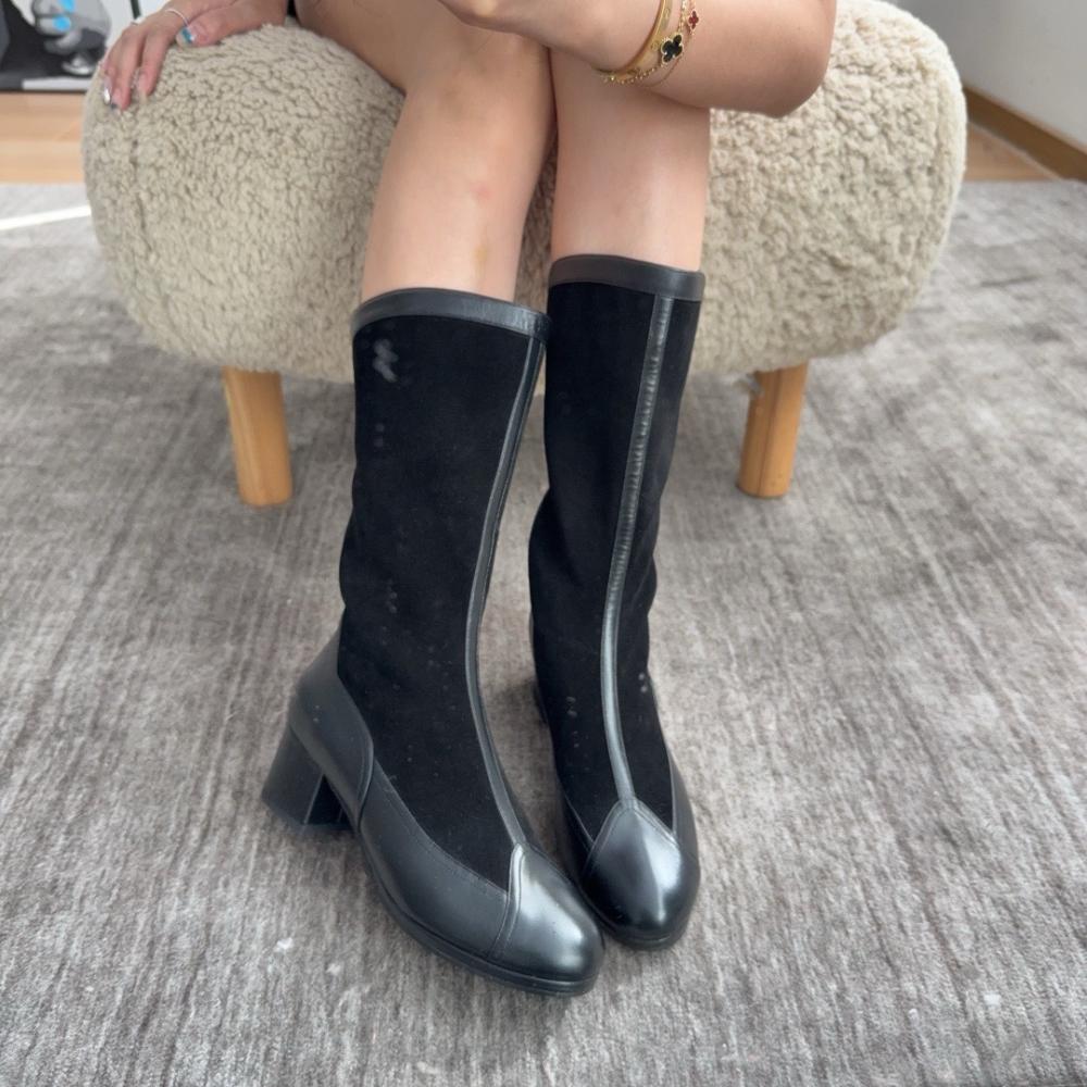 Chanel Mid-Calf Boots