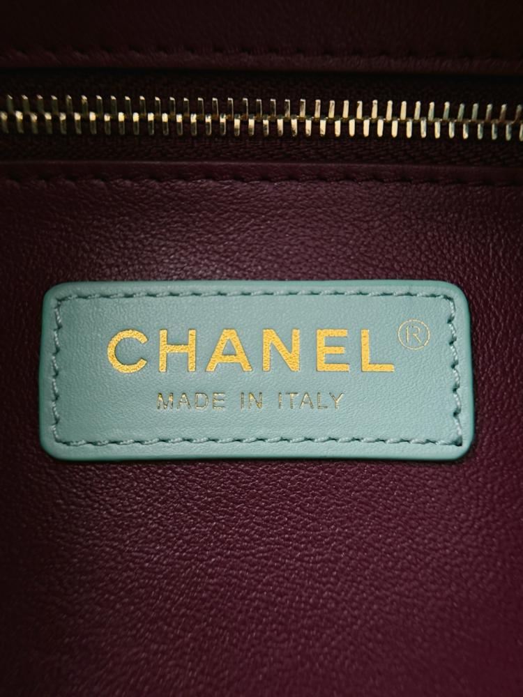 Chanel Küçük Cerf Alışveriş Çantası – Petrol Yeşili