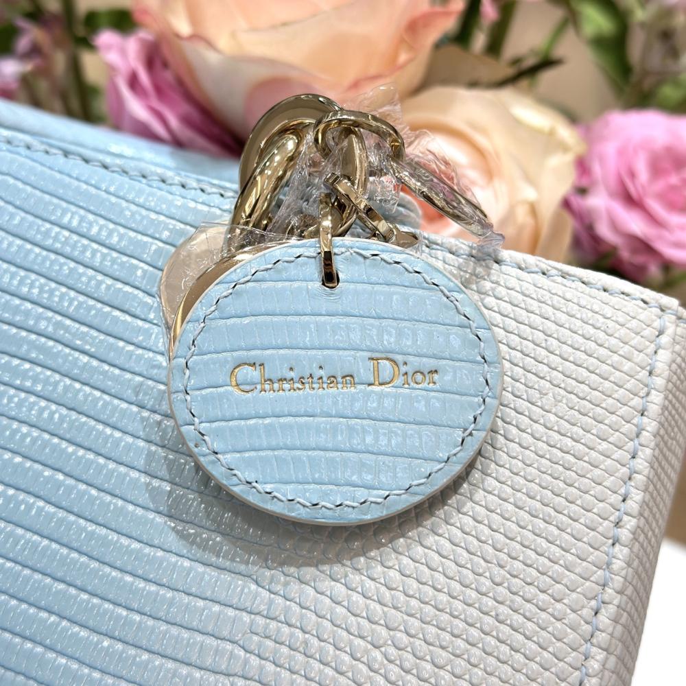 Dior Small Lady D-Joy Bag Cotton Pearl