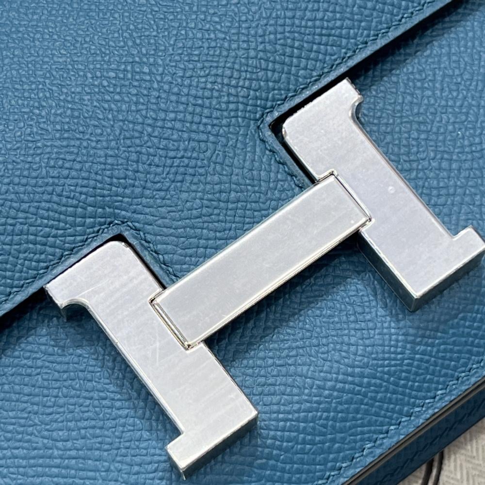 HERMES KELLY 20 MINI SELLIER ANEMONE EPSOM GOLD HARDWARE