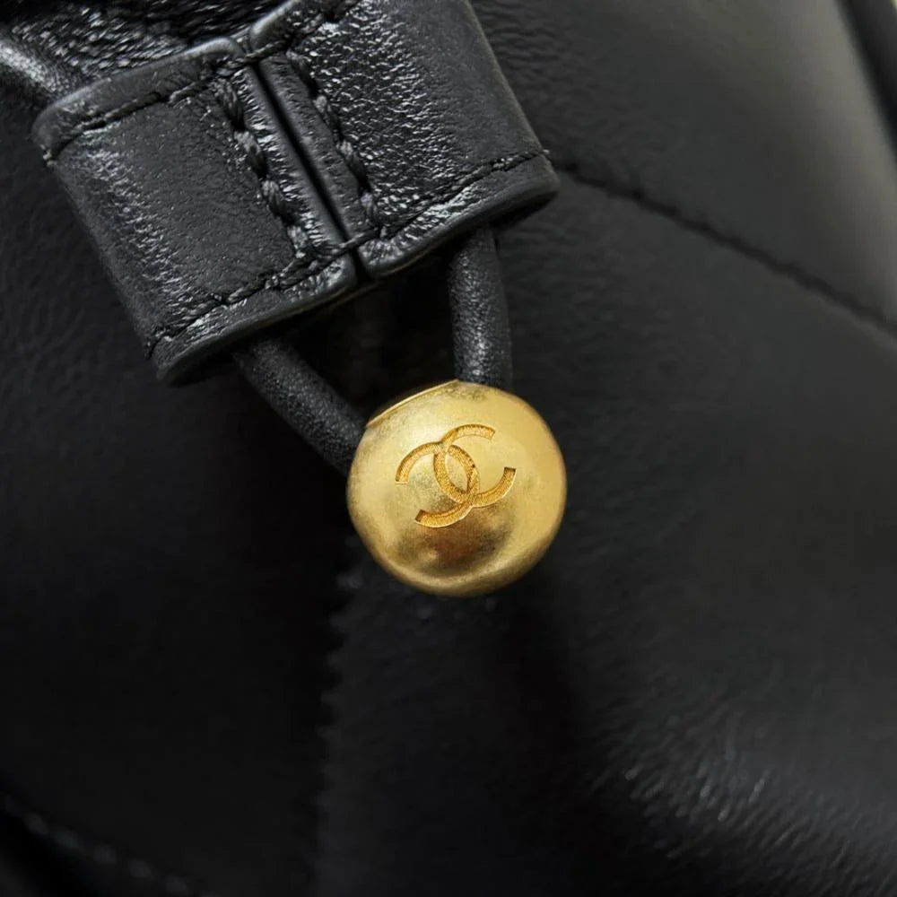 Chanel 25C Siyah Altın Bağcıklı Büyük Şanslı Çanta Toto - Glimmer of Luxury