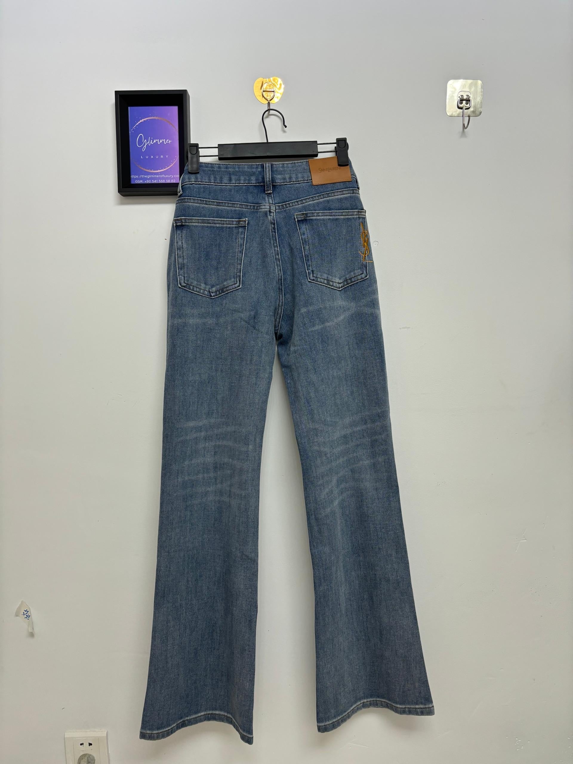 Saint Laurent S25 Blue Jeans