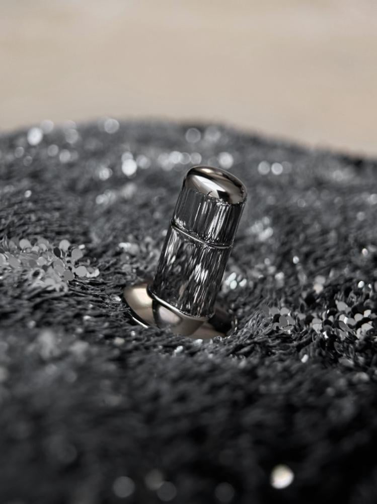 Chanel CF20 Evening Bag — Black Sequin