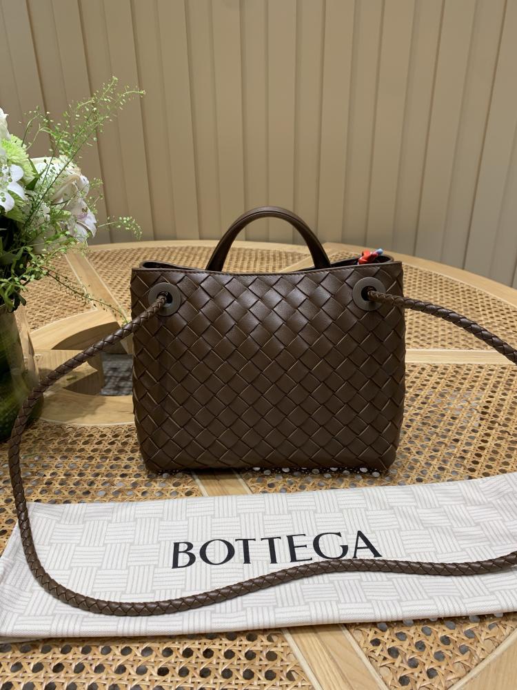 Bottega Veneta Small Andiamo Bag (Chocolate Brown)