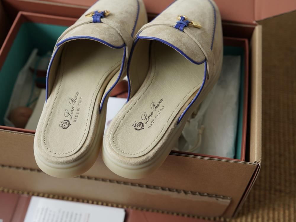 Loro Piana Charms Walk Babouche Loafer