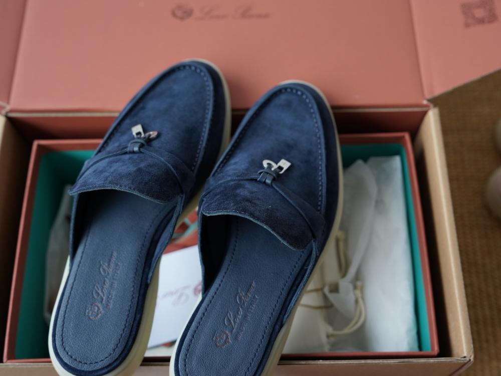 Loro Piana Charms Walk Babouche Loafer
