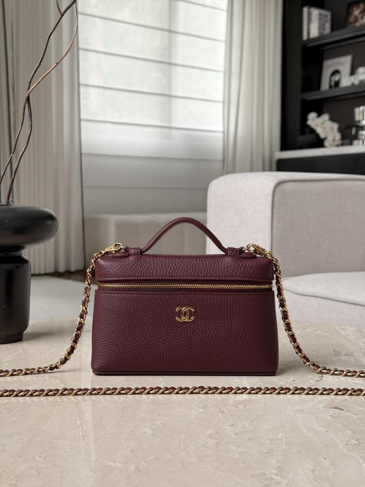 Chanel Vanity Case – Bordo | 2026 Sonbahar-Kış Ön Koleksiyonu