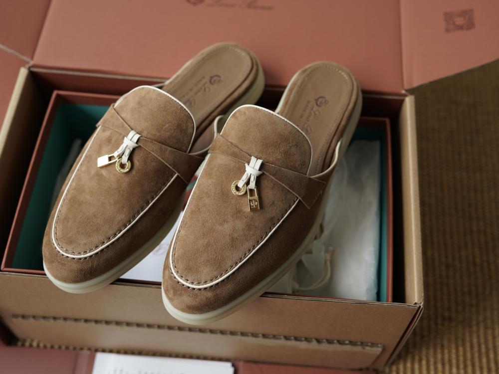 Loro Piana Charms Walk Babouche Loafer