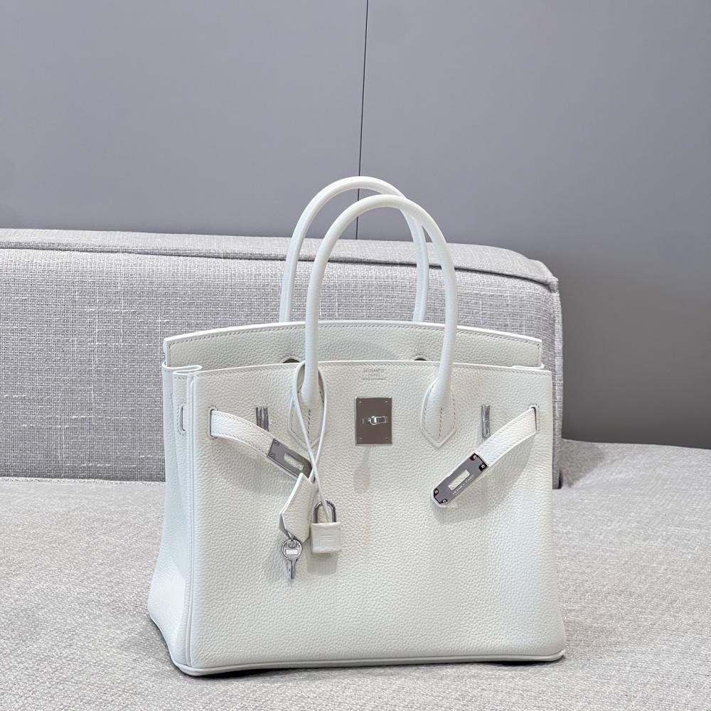 Hermès Birkin 30 White Togo
