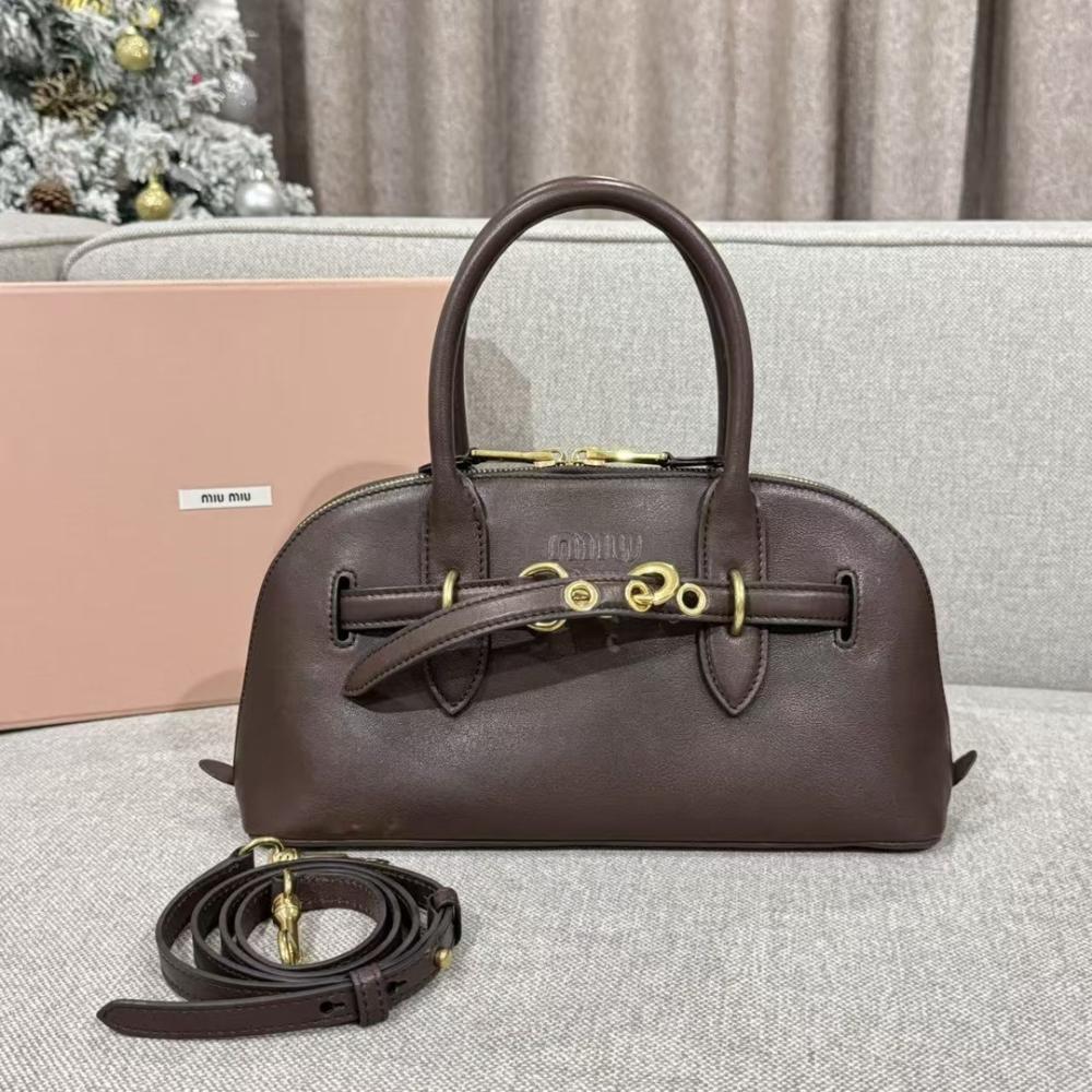 Miu Miu Aventure Top Handle Nappa Leather Bag 