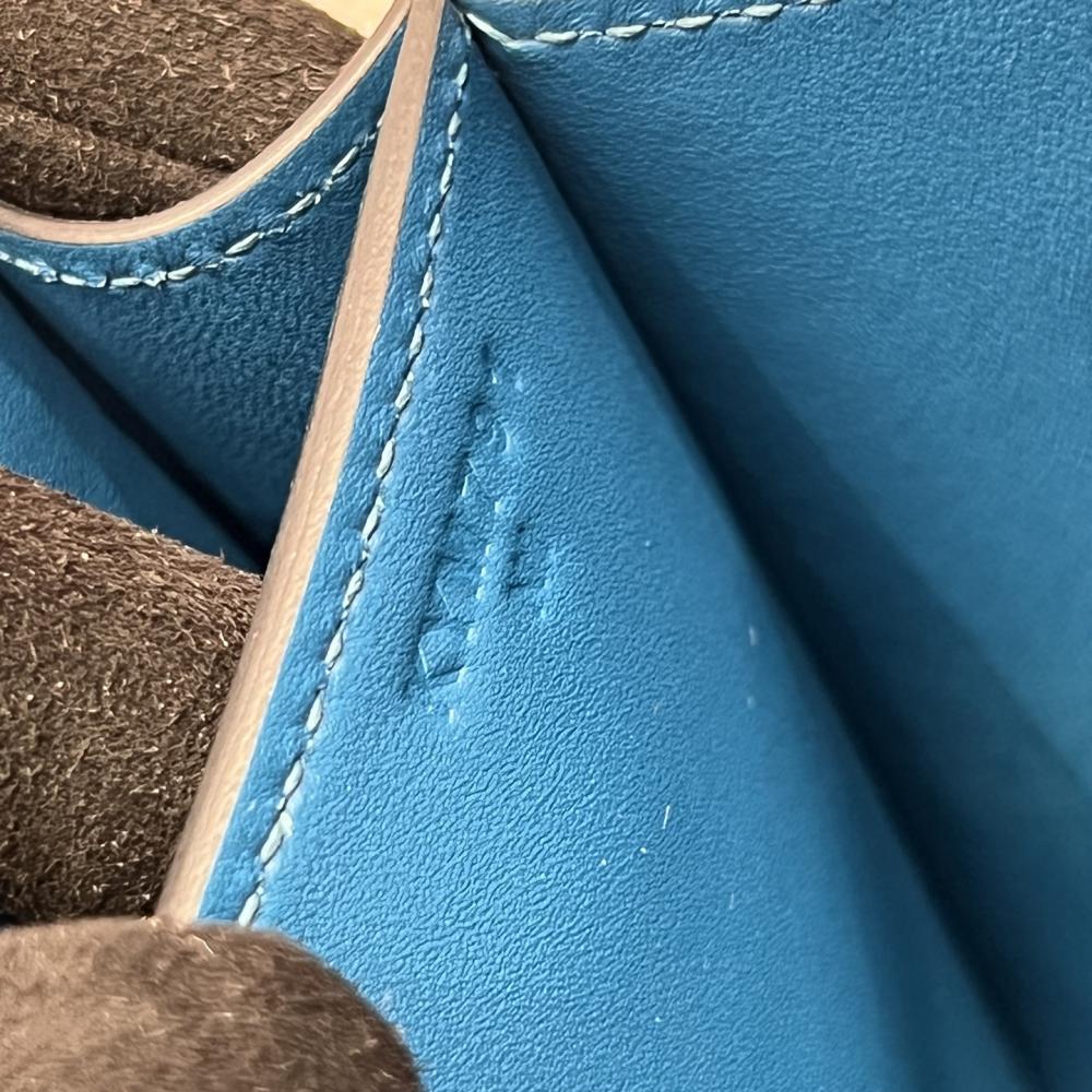 HERMES KELLY 20 MINI SELLIER ANEMONE EPSOM GOLD HARDWARE