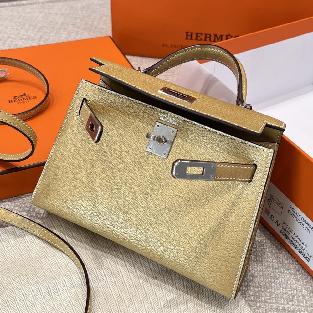 HERMES KELLY 20 MINI SELLIER ANEMONE EPSOM GOLD HARDWARE
