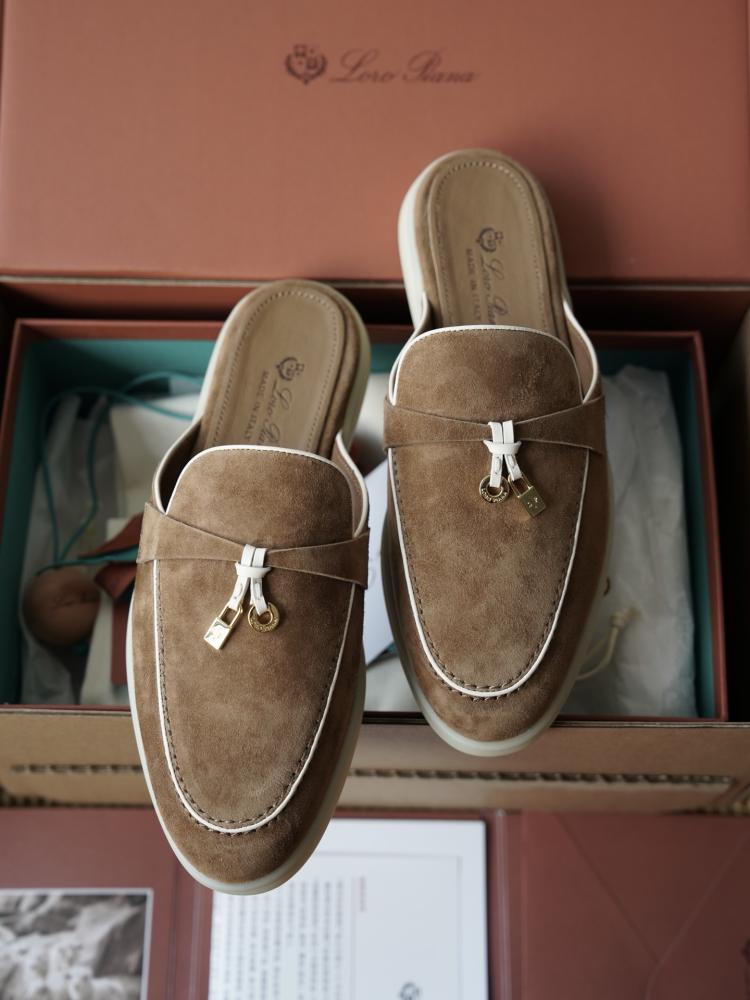 Loro Piana Charms Walk Babouche Loafer