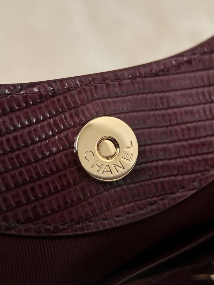 Chanel Nano 31 Kertenkele Kabartmalı Alışveriş Çantası