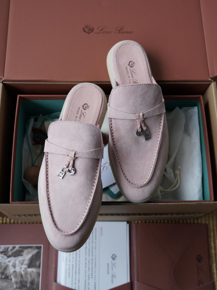 Loro Piana Charms Walk Babouche Loafer