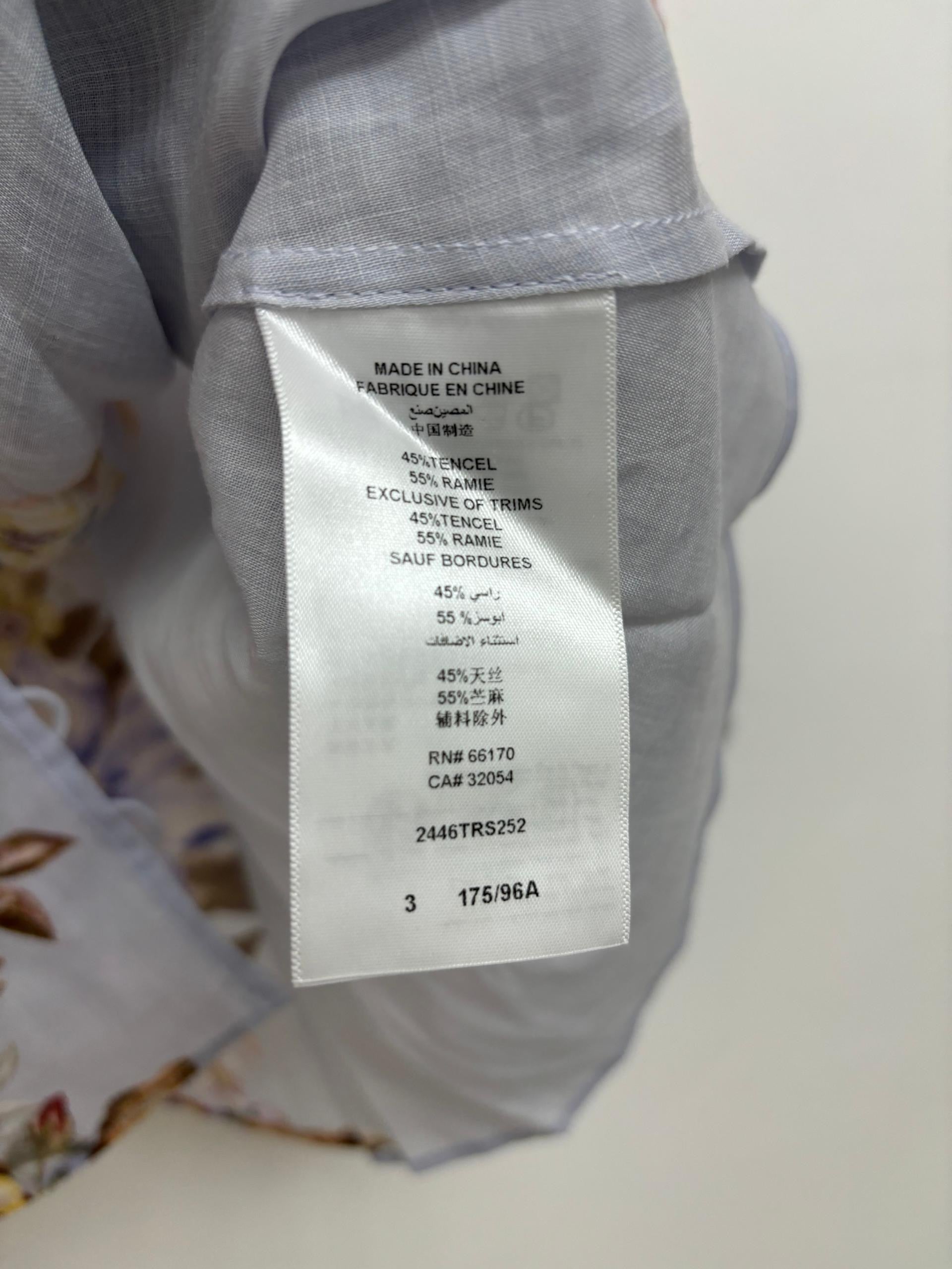 ZIMMERMAN Lantern Sleeve Shirt