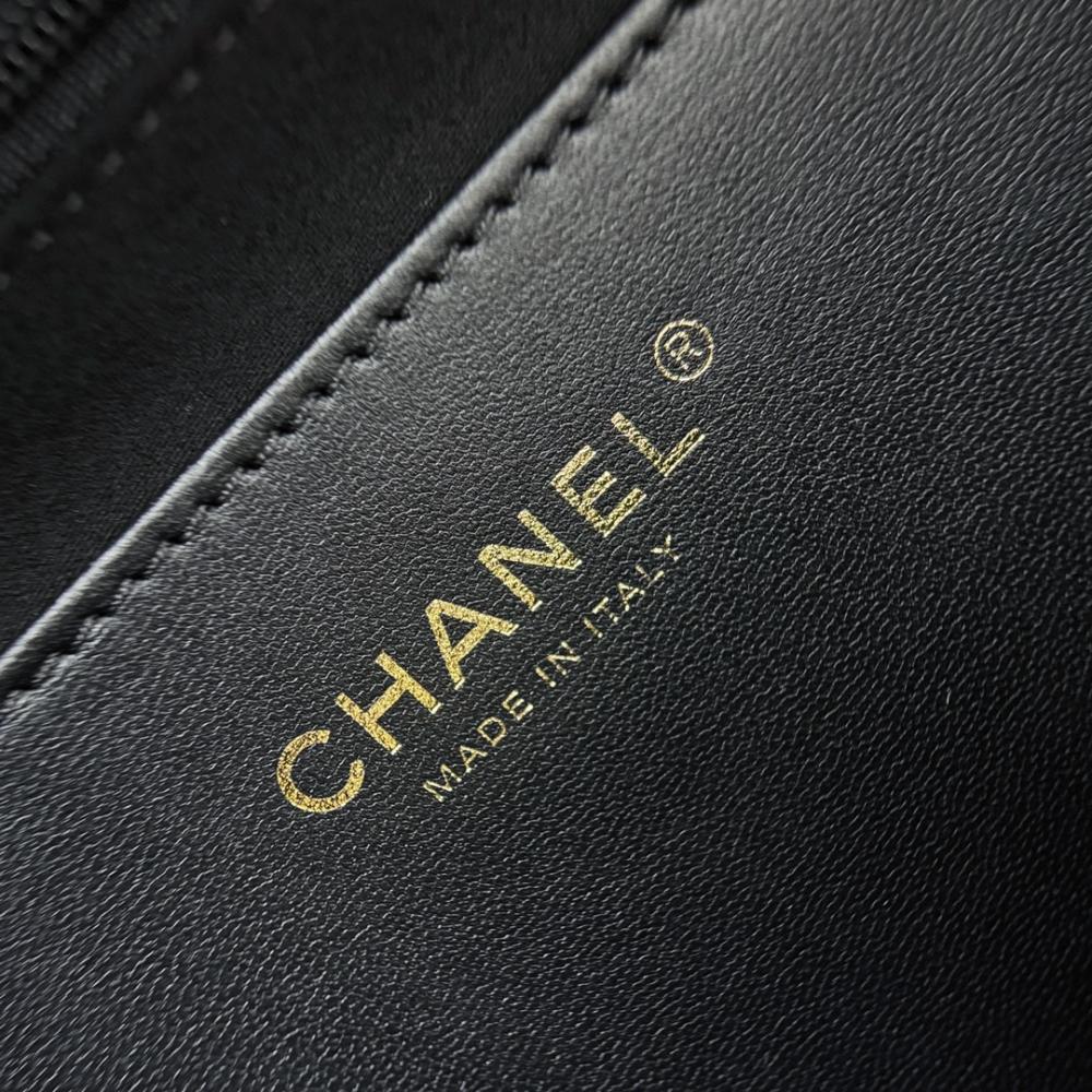 Chanel 25C Siyah Altın Bağcıklı Büyük Şanslı Çanta Toto - Glimmer of Luxury