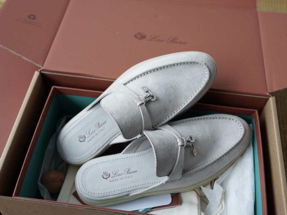 Loro Piana Charms Walk Babouche Loafer