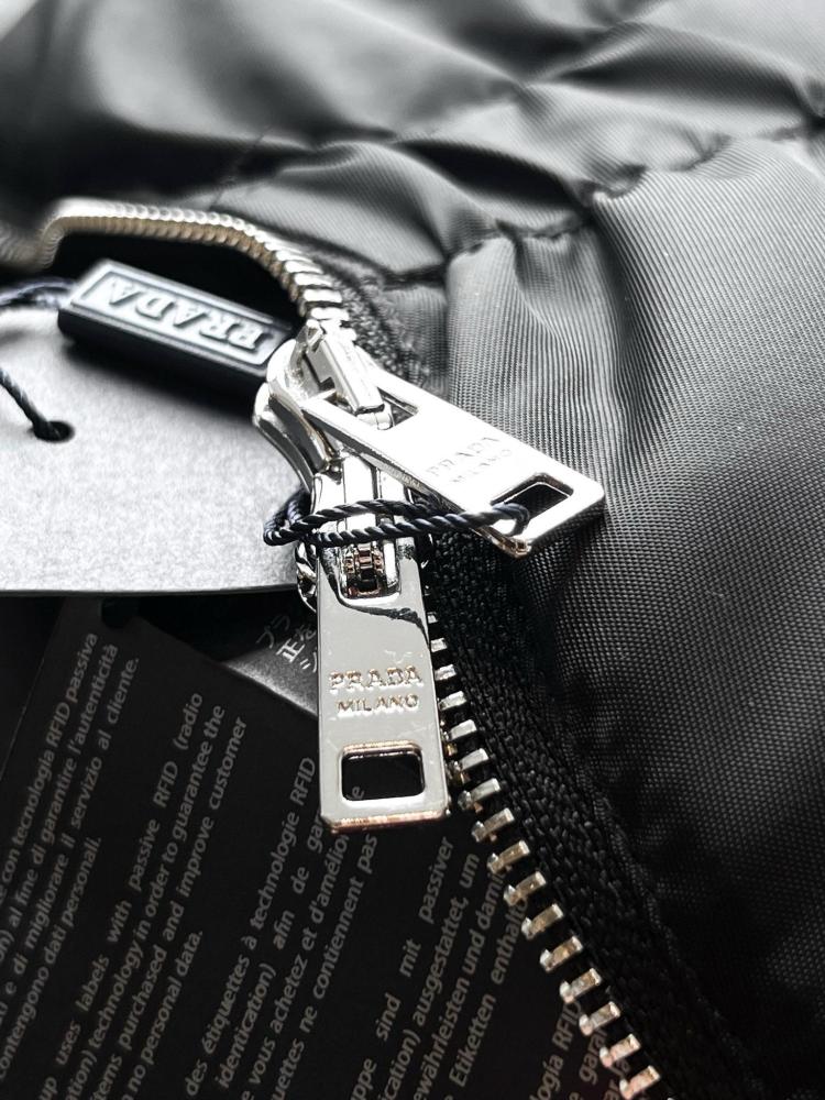 Prada Nylon Coat – Black