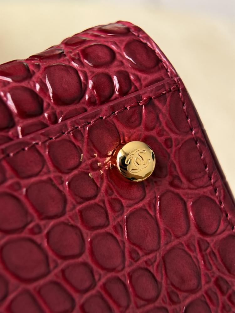 Chanel Küçük Cerf Alışveriş Çantası – Bordo