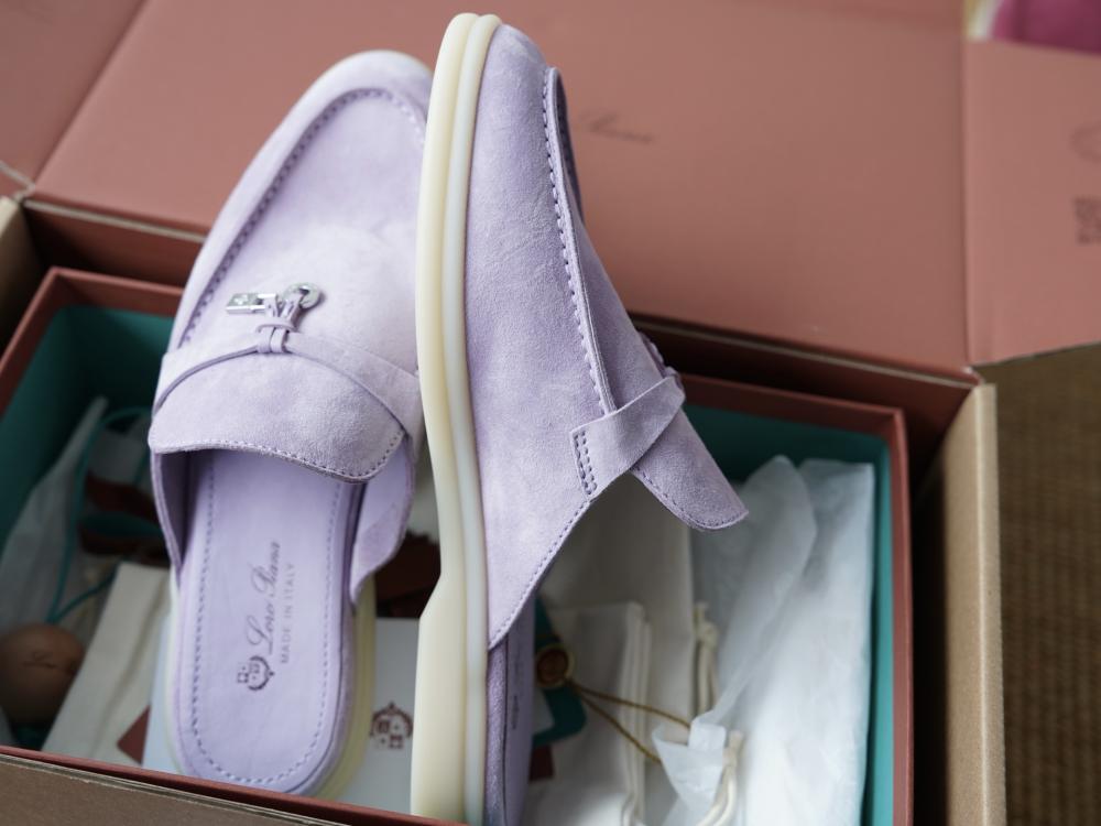 Loro Piana Charms Walk Babouche Loafer