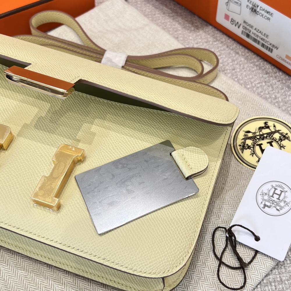 Hermès Constance Elan Epsom Chalk