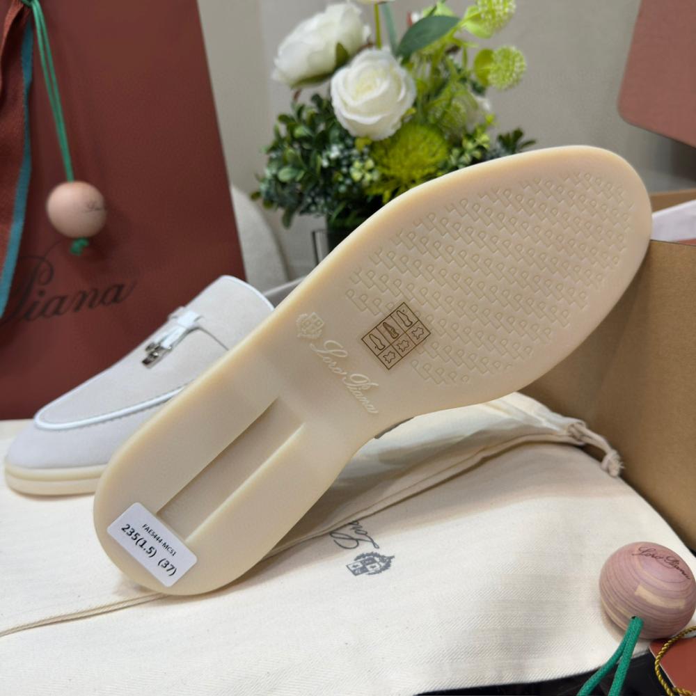 Loro Piana Yaz Büyüsü Yürüyüş Ayakkabısı - İnci Tozu (A760) - Glimmer of Luxury