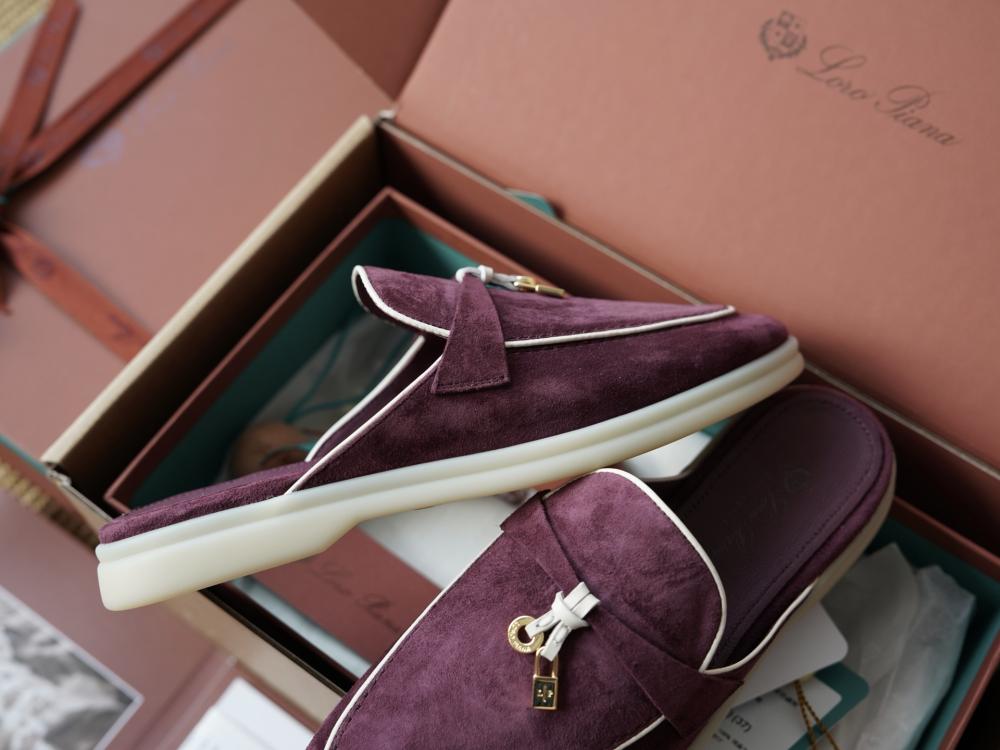 Loro Piana Charms Walk Babouche Loafer