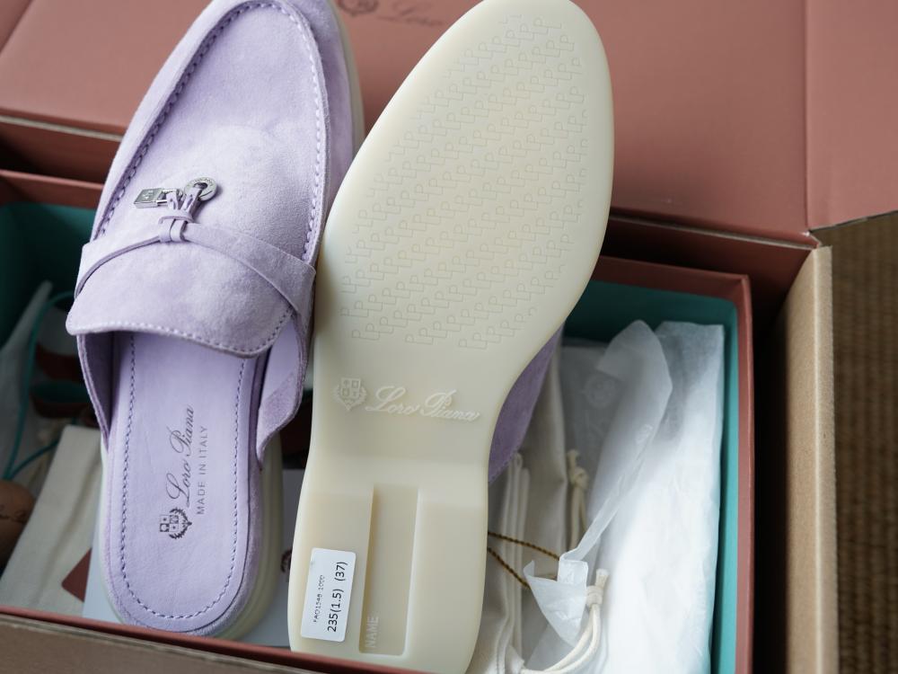 Loro Piana Charms Walk Babouche Loafer