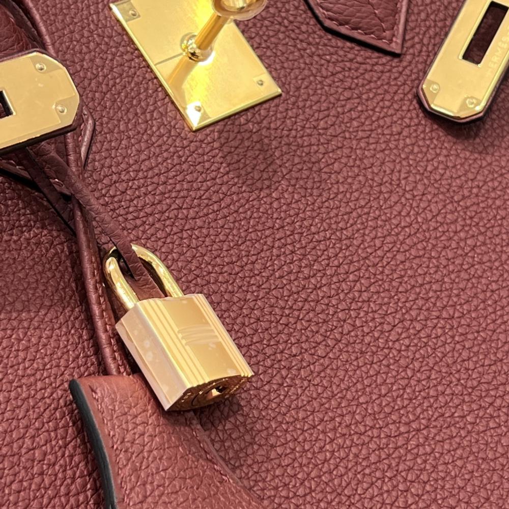 Hermès Birkin 30 Bordo Togo