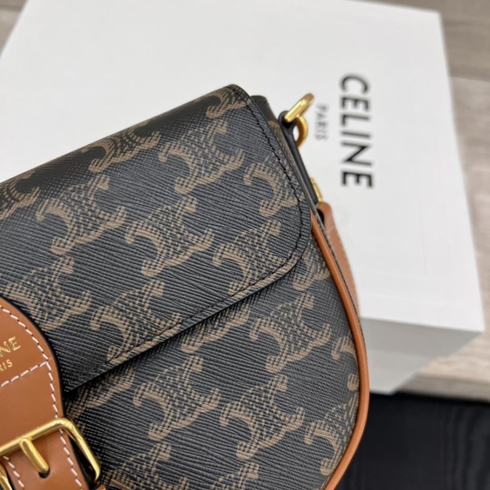 CELINE Folco Shoulder Bag Triomphe