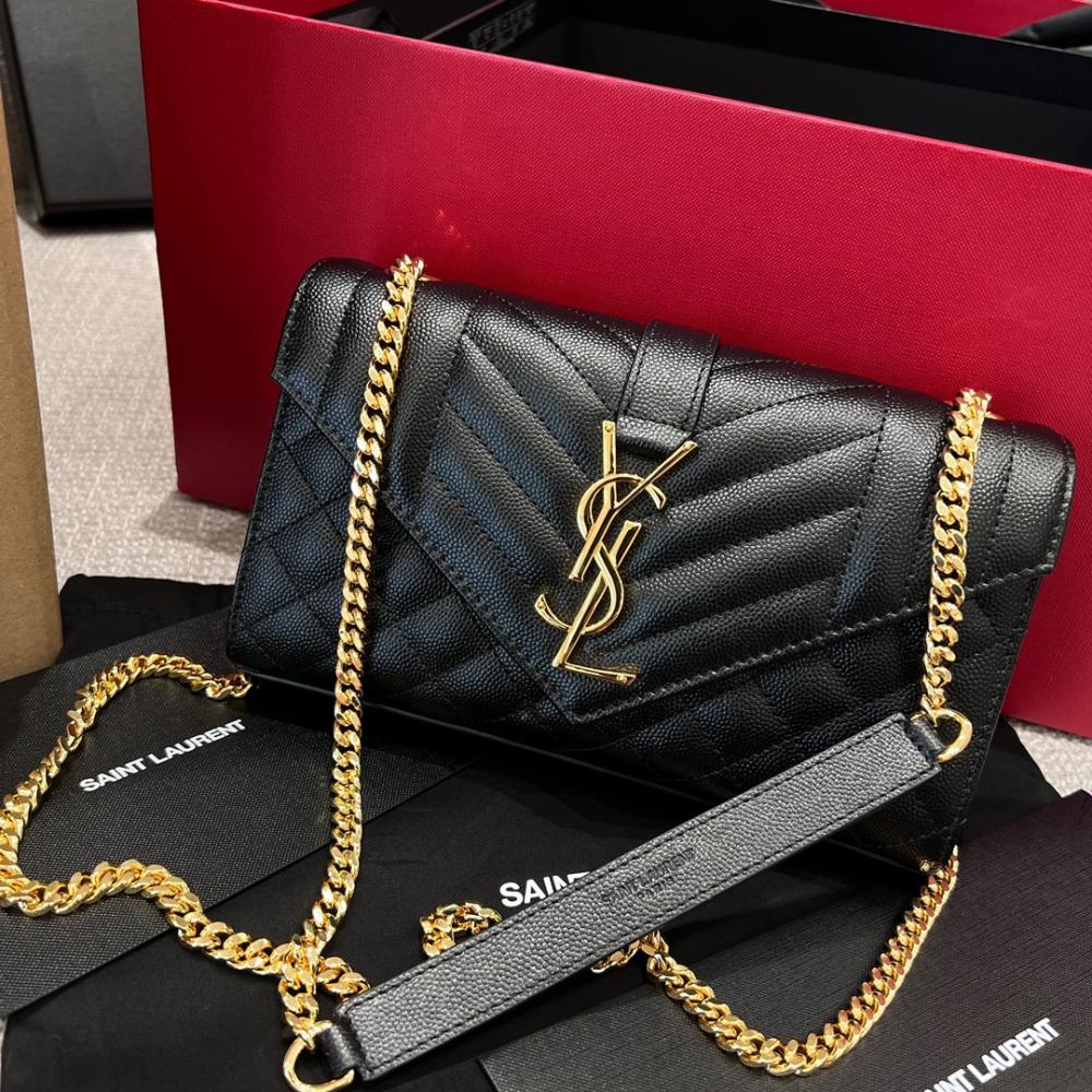 Saint Laurent Logo Leather Small Shoulder Bag