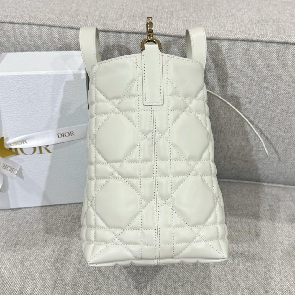 Orta Dior Toujours Dikey Tote Çanta Makrocannage Dana Derisi